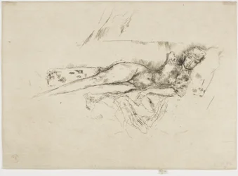 Figura nuda reclinata, c.1885-88